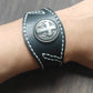 Handcrafted Scripture Leather Bracelet with Cross | Choose from 5 Verses