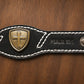 Shield of Faith Cross Leather Bracelet | Choose from 5 Scripture References