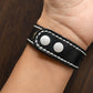 PHIL 4:13 Shield of Faith Christian Leather Bracelet