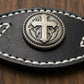 PHIL 4:13 Lederarmband mit Glaubensgravur
