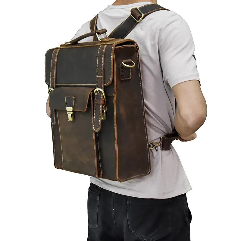 Valley | Vintage Travel Backpack — view 9
