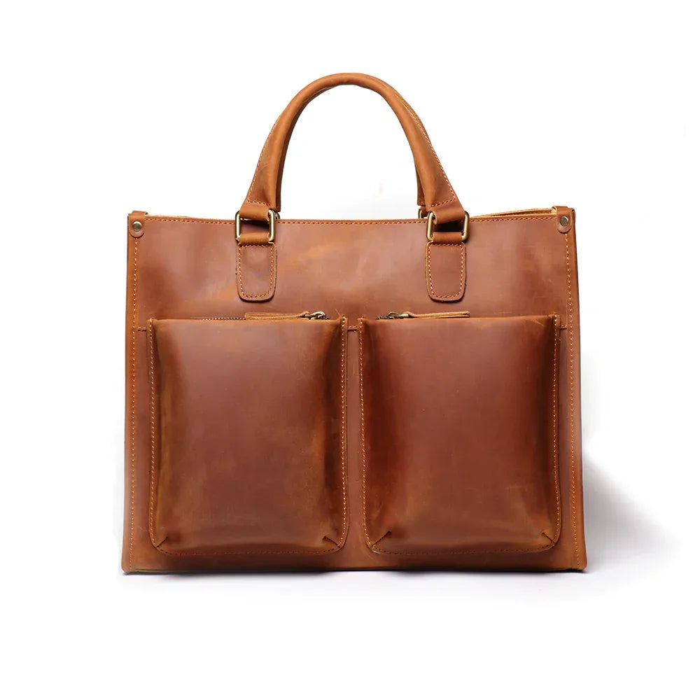 Ambler | Vintage Messenger Briefcase — view 1