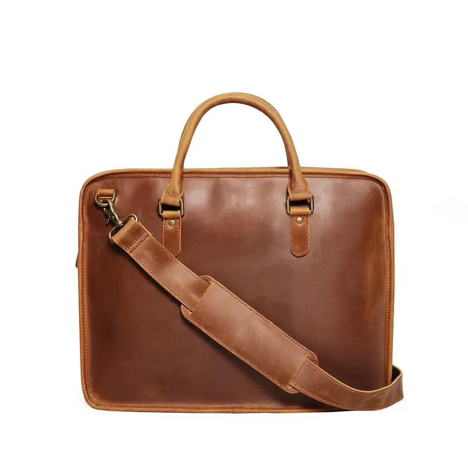 Henley | Vintage Laptop Briefcase — view 2