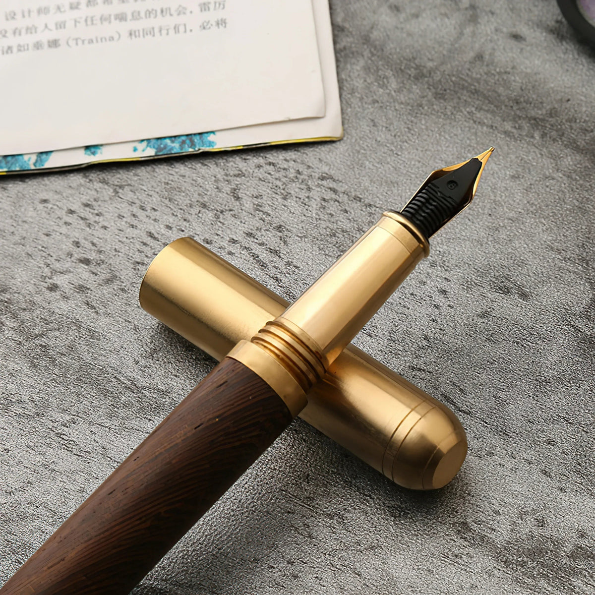 Woodcrest | Wood-Finish Fountain Pen — view 2