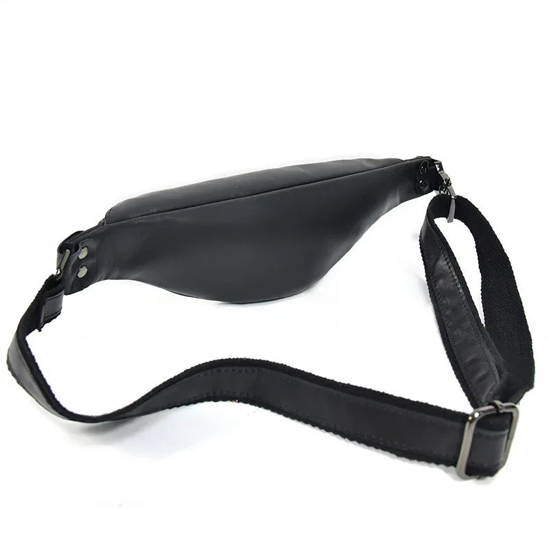 Onyx | Smooth Black Waist Bag — view 5