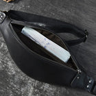 Onyx | Smooth Black Waist Bag