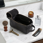 Harbor | Black Travel Toiletry Bag