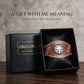Scripture Cross Leather Bracelet – 5 Verses