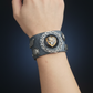 Lightning Power Leather Cuff Bracelet