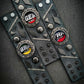 Fan Identity Leather Wristband – Bold National Colors, Handcrafted Premium Cuff