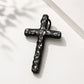 Hand-Carved Ziguangtan Cross Necklace