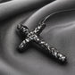 Hand-Carved Ziguangtan Cross Necklace